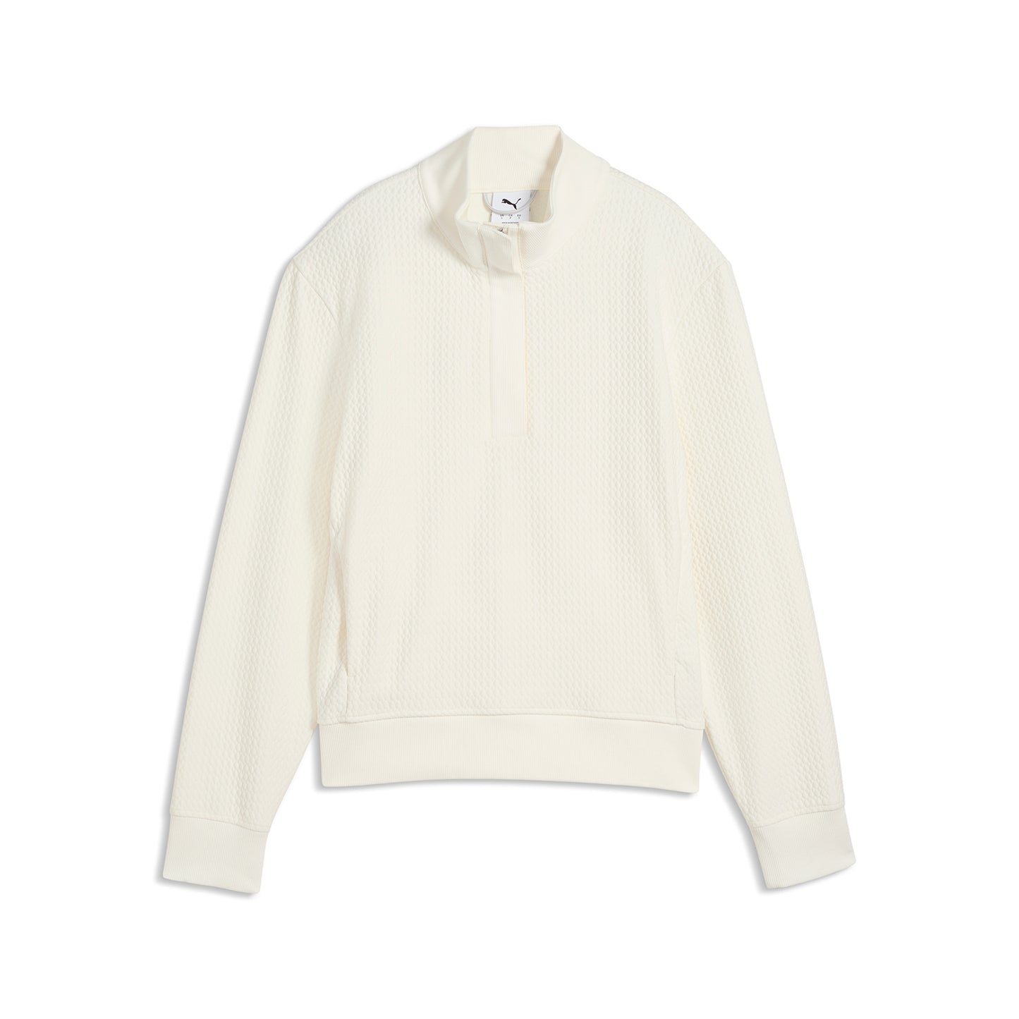Puma Ladies Waffle Style 1/4 Zip - Enjoy Cosy Comfort for Cooler Days