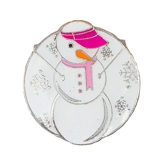 Christmas Snowman Golf Ball Marker