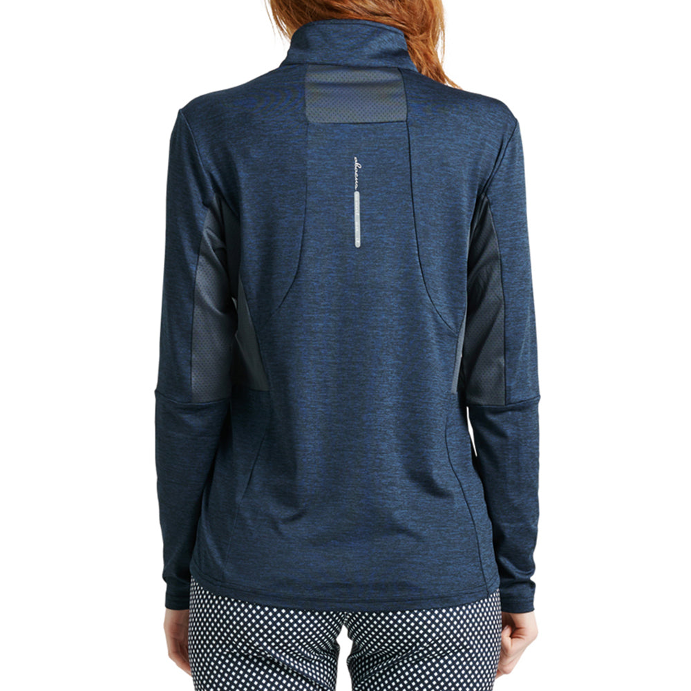 Abacus Ladies Long Sleeve Top in Navy