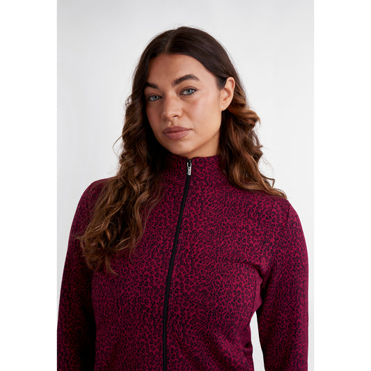 Green Lamb Ladies Jersey Lined Windproof Full-Zip Jacket