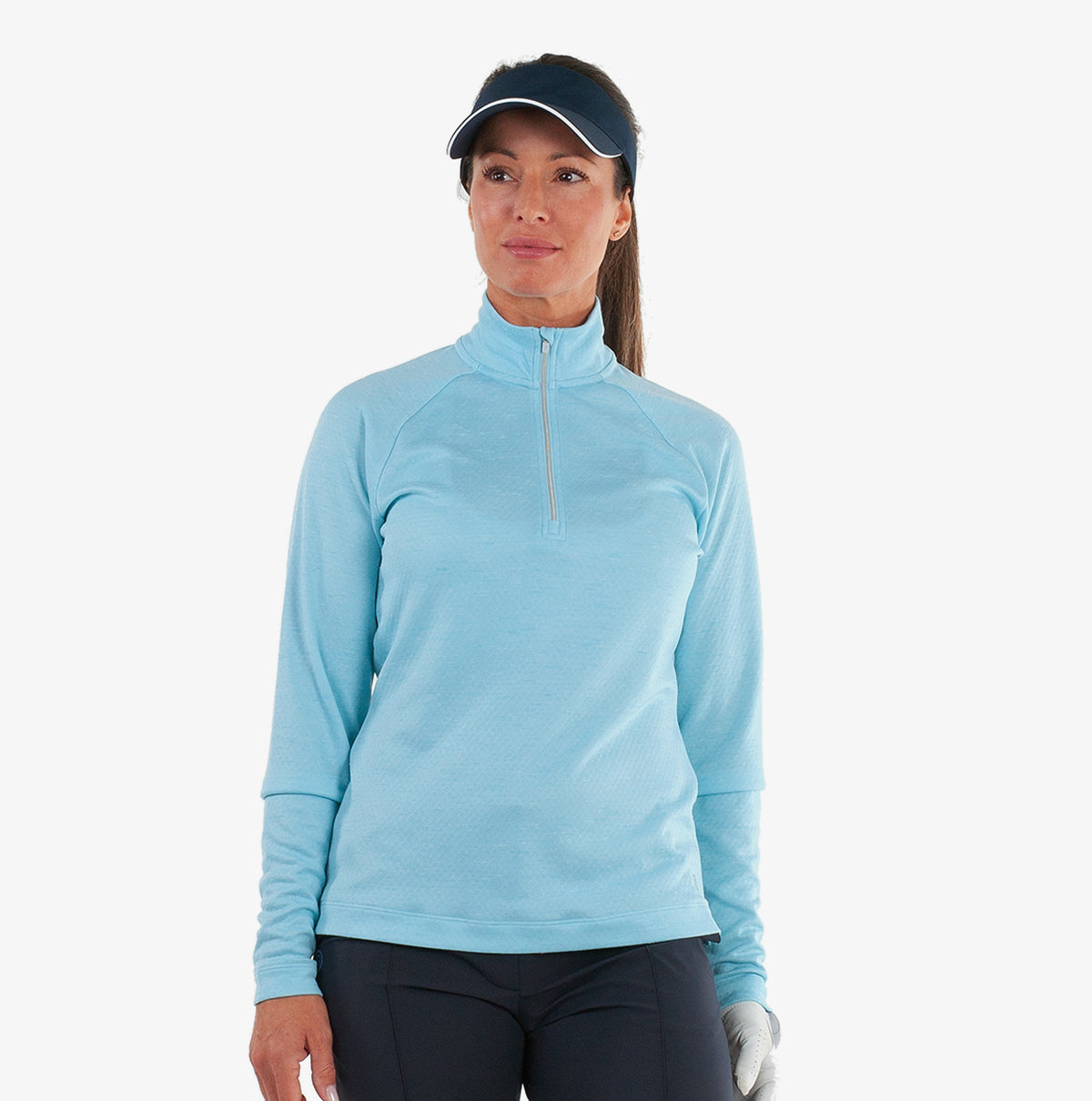 Galvin Green Women's INSULA Zip-Neck Top for Seasonless Sophistication