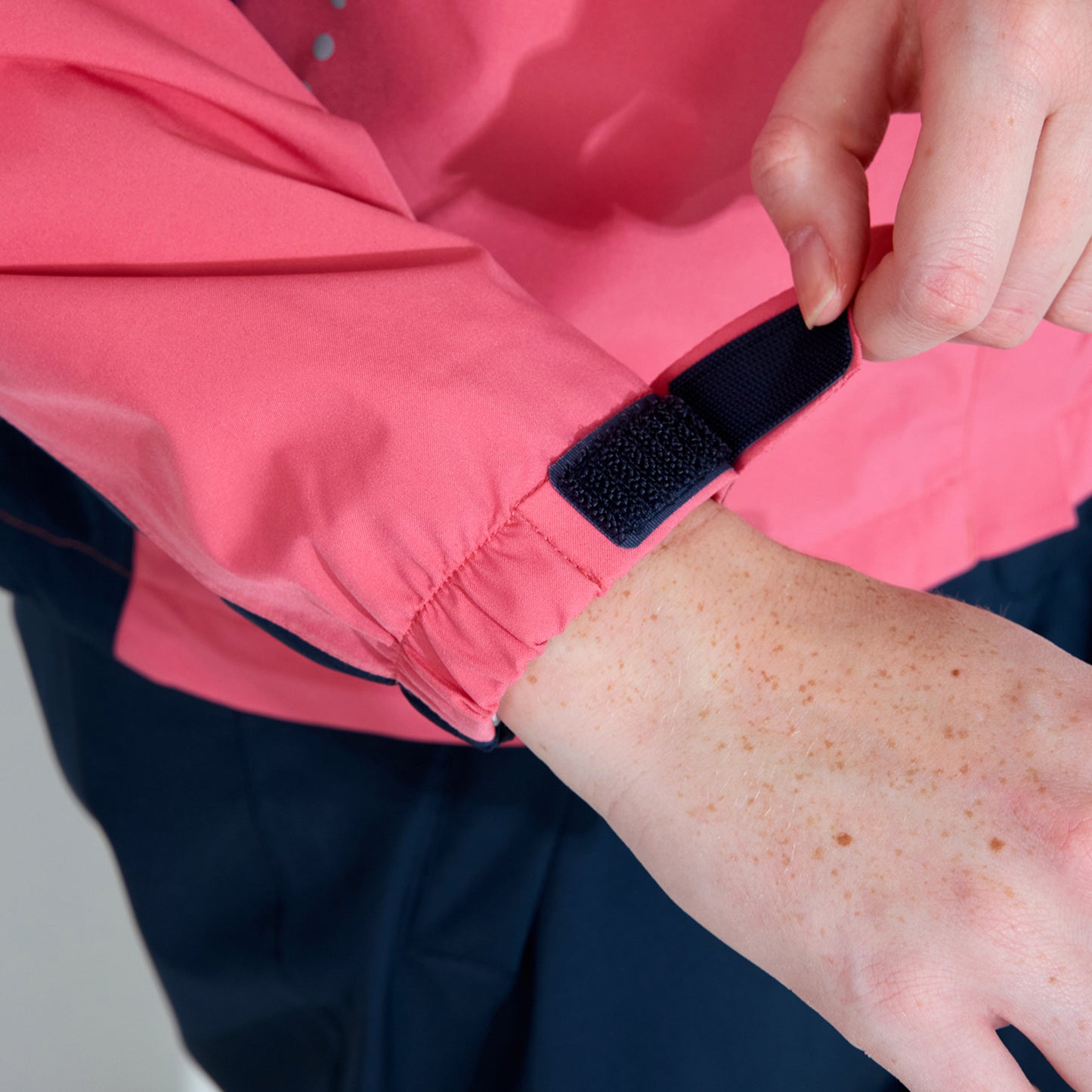 Abacus Ladies Links Stretch Rain Jacket with Colour Block Detailing