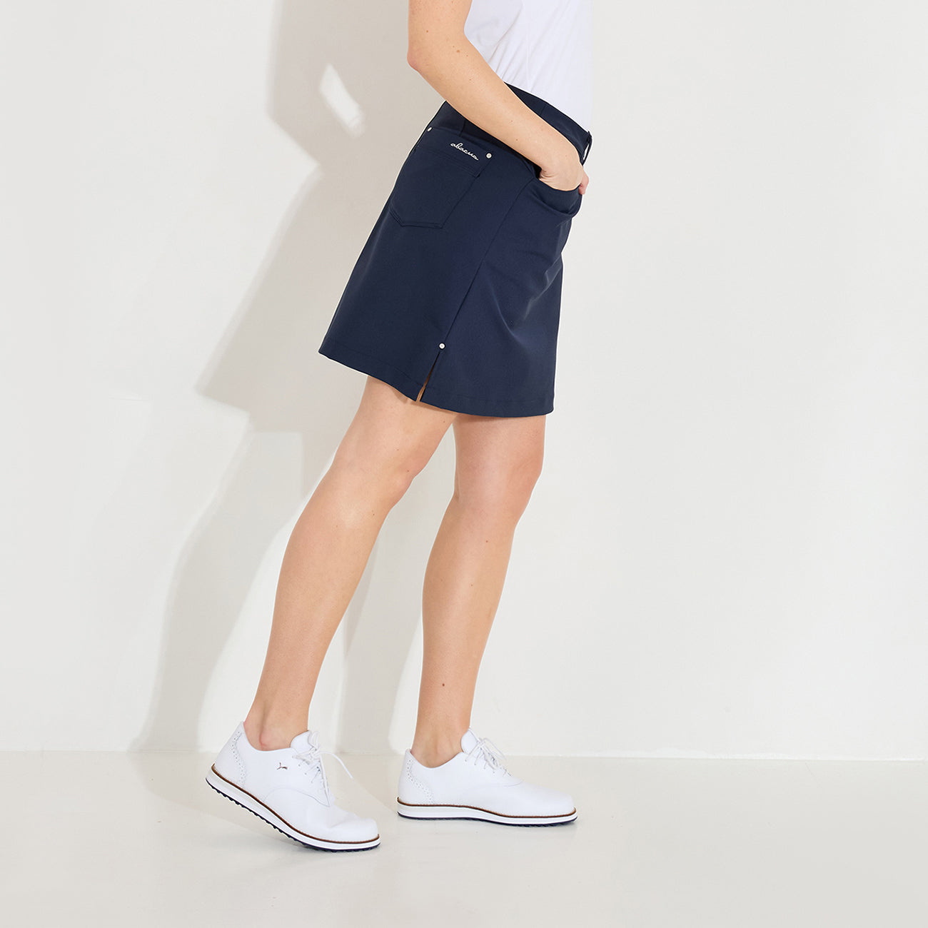 Abacus Ladies All-Day Comfort Skort in Navy