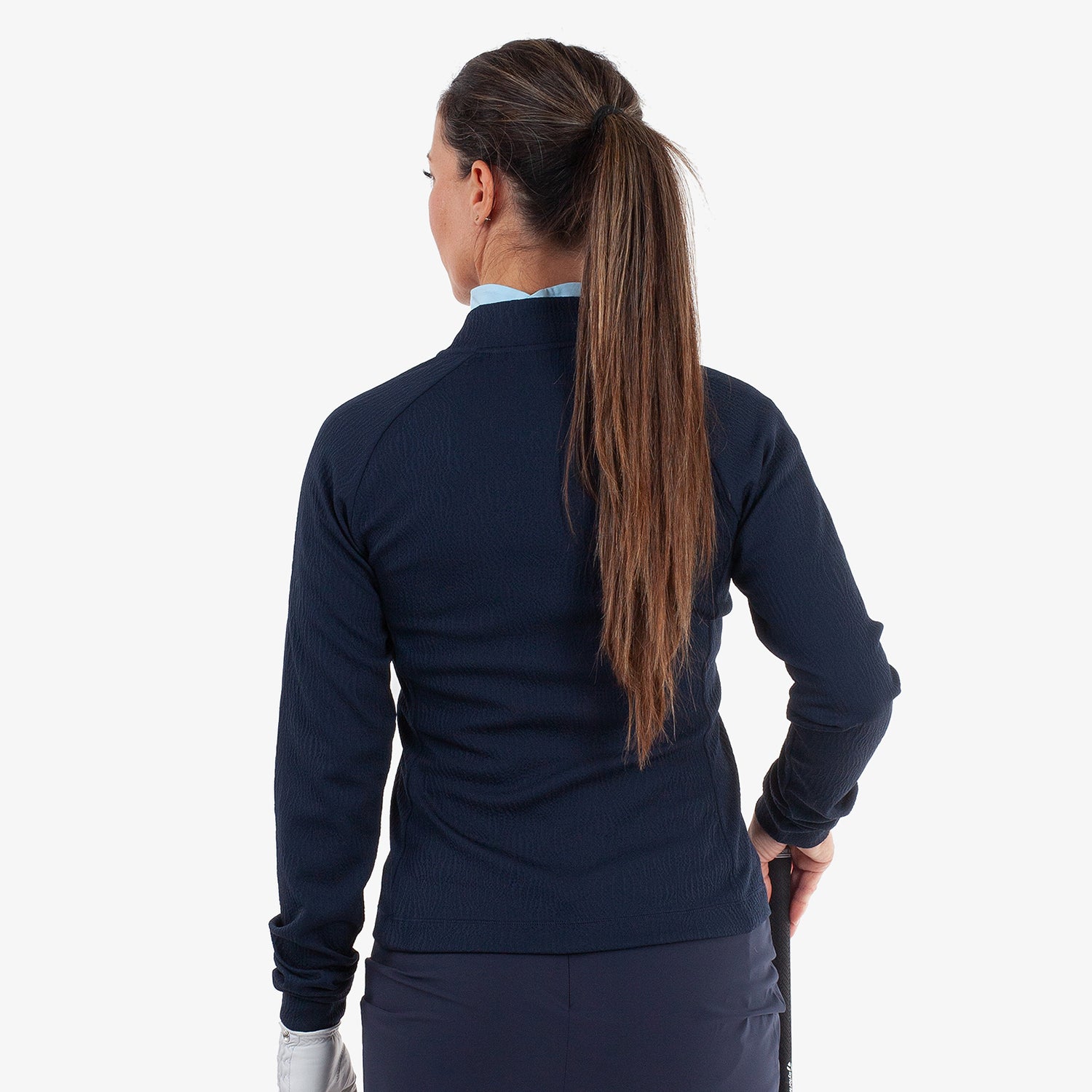 Galvin Green Women's Full-Zip Navy Jacket - Sleek INSULA Warmth with a Refined Feminine Silhouette