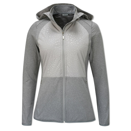 Glenmuir Ladies Hooded Hybrid Jacket - Feminine Style & Performance for Every Season