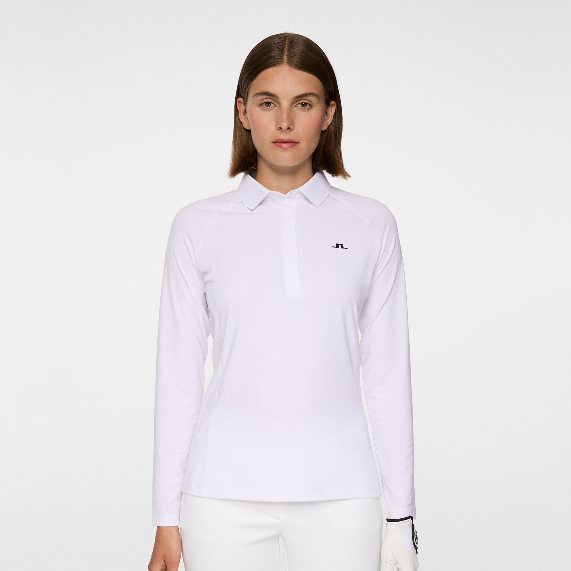 J.Lindeberg Ladies Soft Feel Long Sleeve Polo