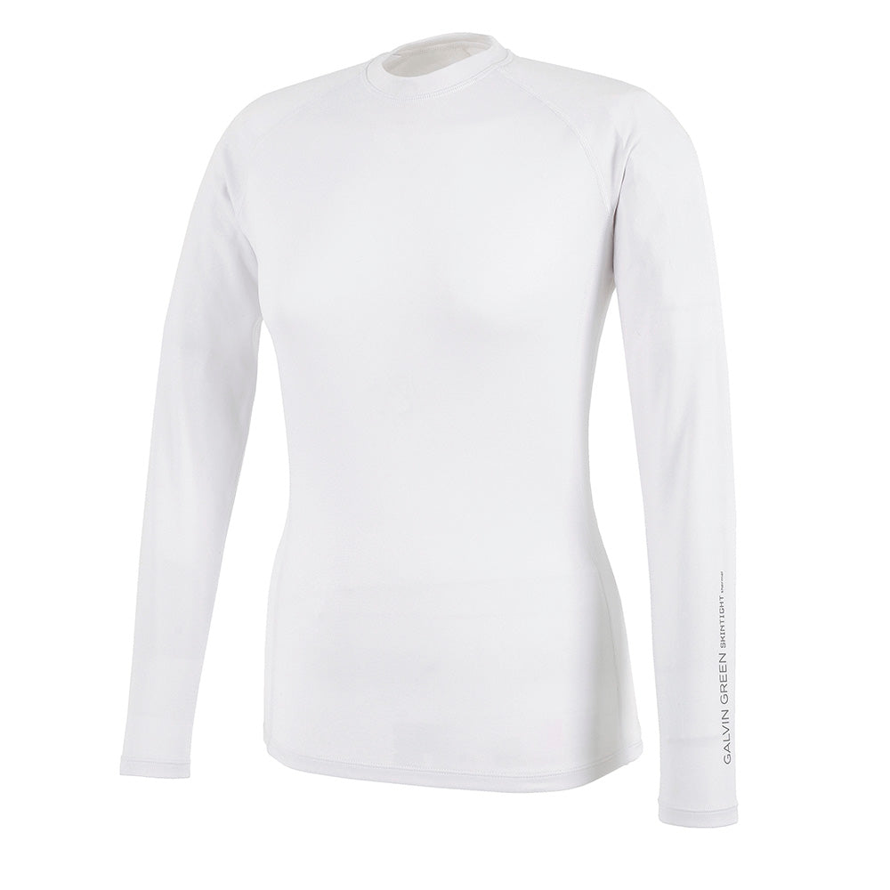 Galvin Green Ladies Long Sleeve Thermal Base Layer in White