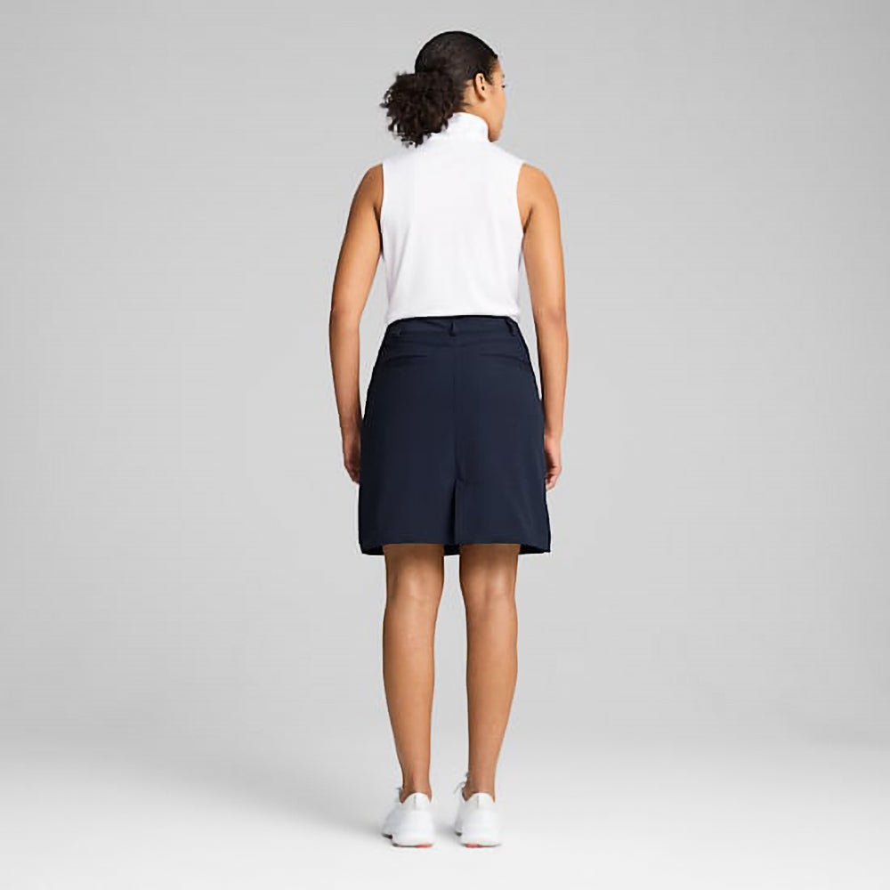 Puma Golf Ladies Skort With Part Elasticated Waistband in Navy