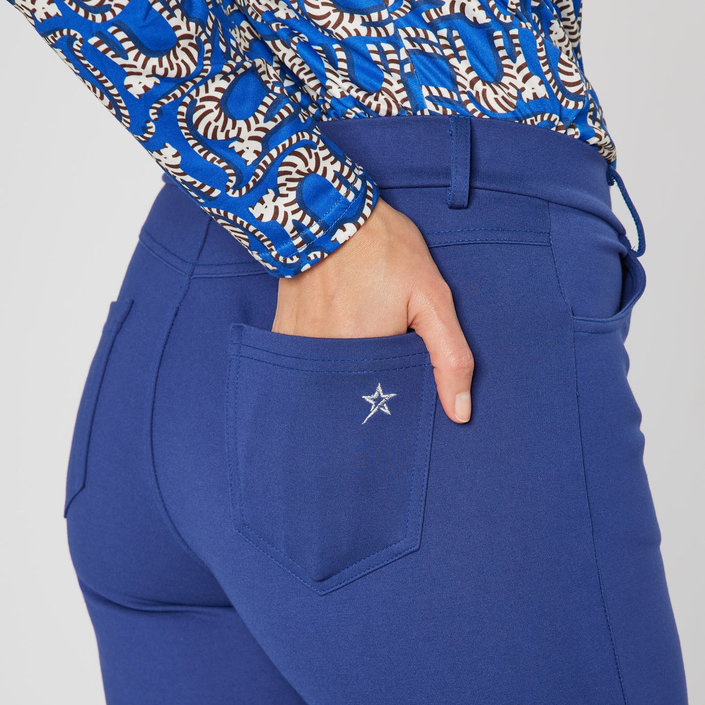 Swing Out Sister Ladies Pull-On Trousers with Ankle Zip