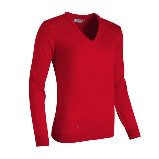 Glenmuir Ladies 100% Extra Fine Merino V-Neck Sweater