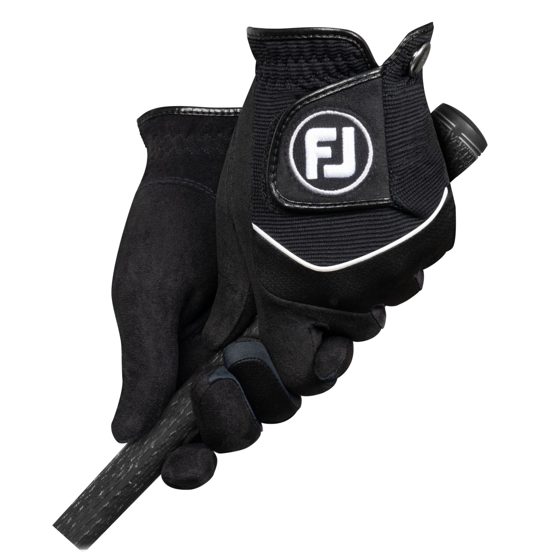FootJoy Ladies Pair of Quick-Dry RainGrip Golf Gloves in Black