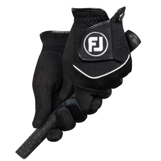 FootJoy Ladies Pair of Quick-Dry RainGrip Golf Gloves in Black