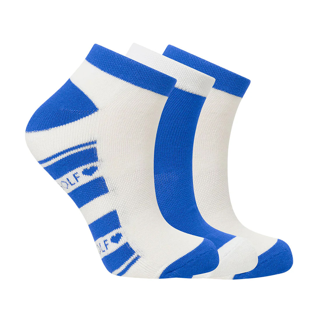 Pure Golf 3 Pair Pack of Cotton-Rich Socks