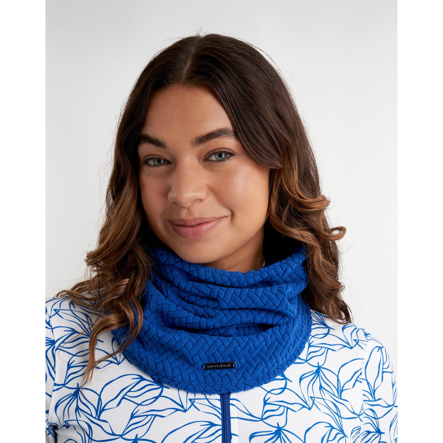 Green Lamb Ladies Textured Fleece Snood