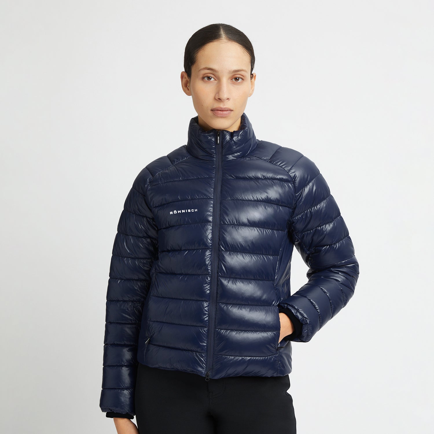 Rohnisch Ladies Navy Lightweight Quilted Jacket