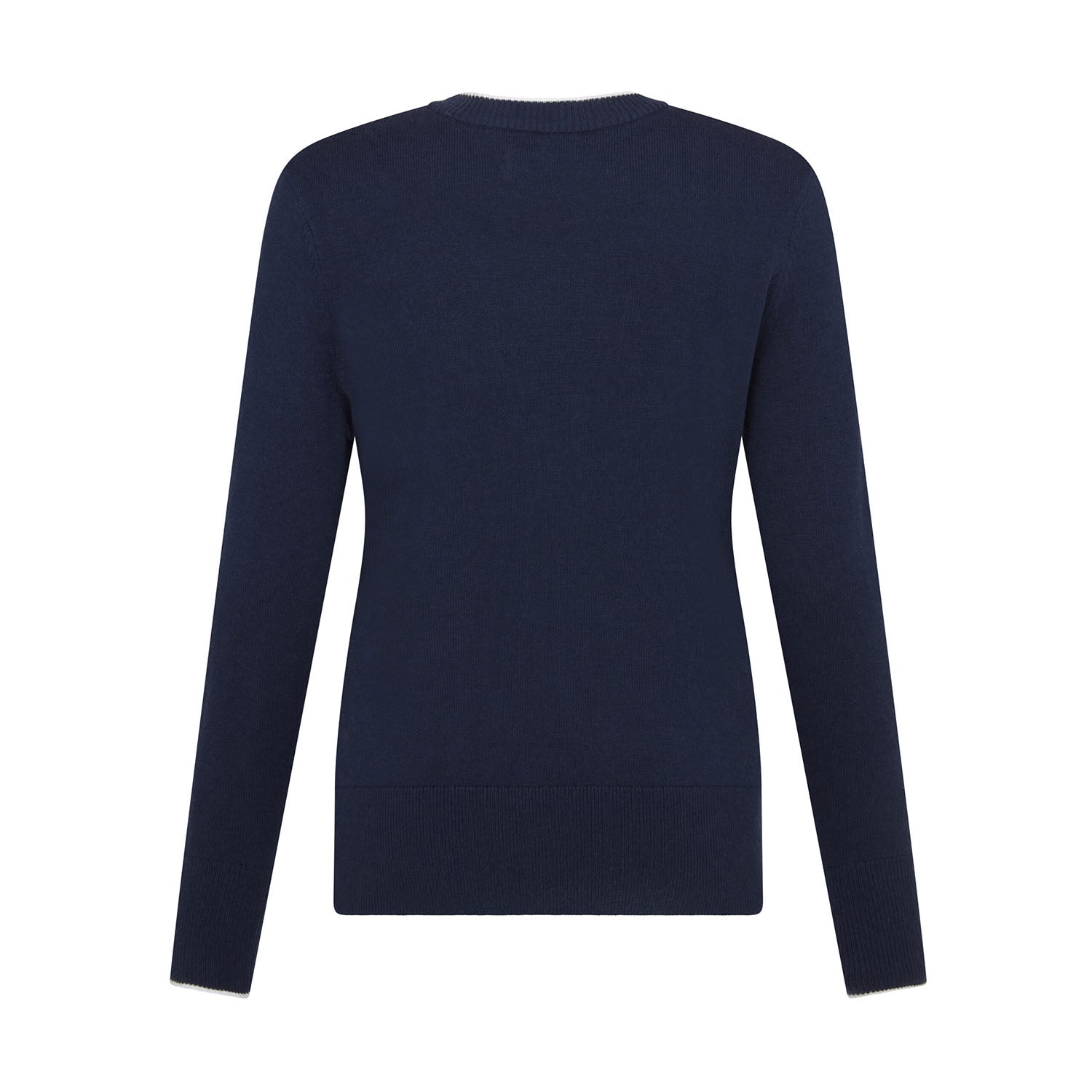 Original Penguin Ladies Crew Neck Navy Golf Sweater