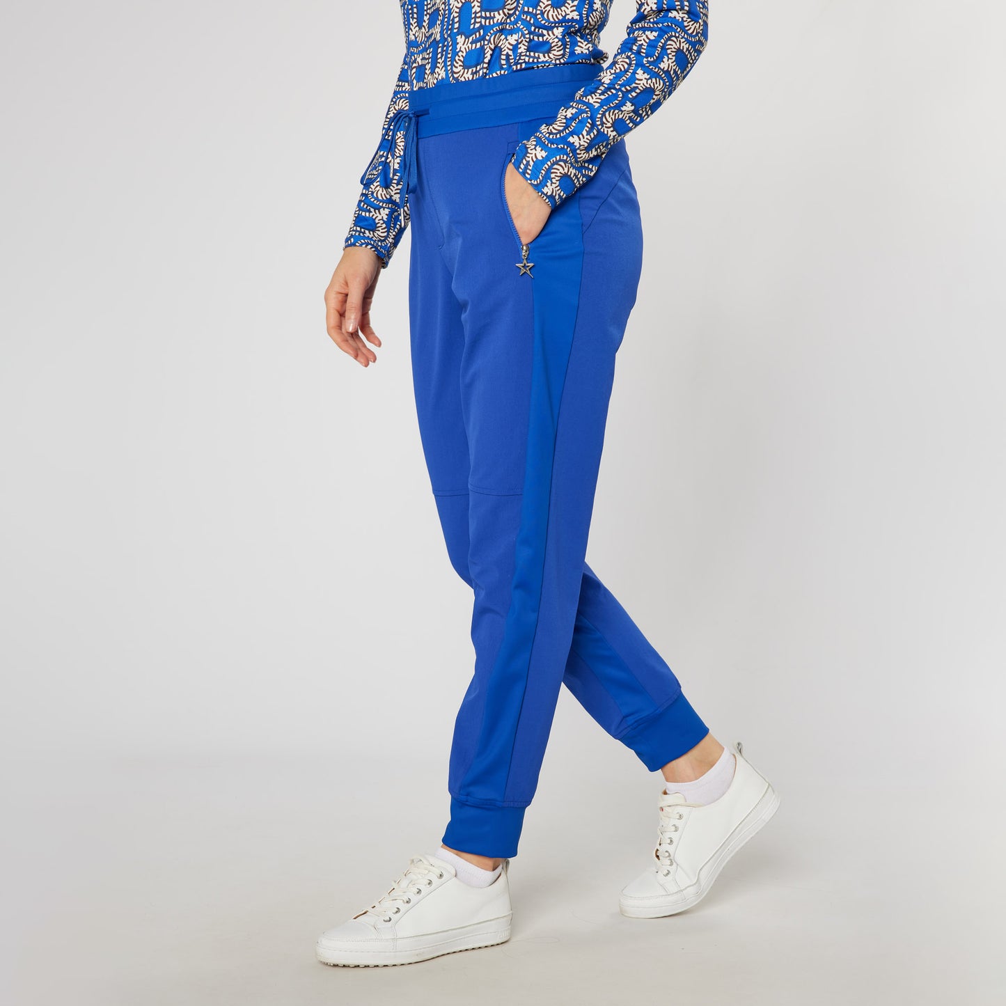 Swing Out Sister Ladies Wind & Water Resistant Pull-On Stretch Jogger