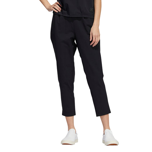 adidas Ladies Go-To 7/8th Golf Trousers in Black