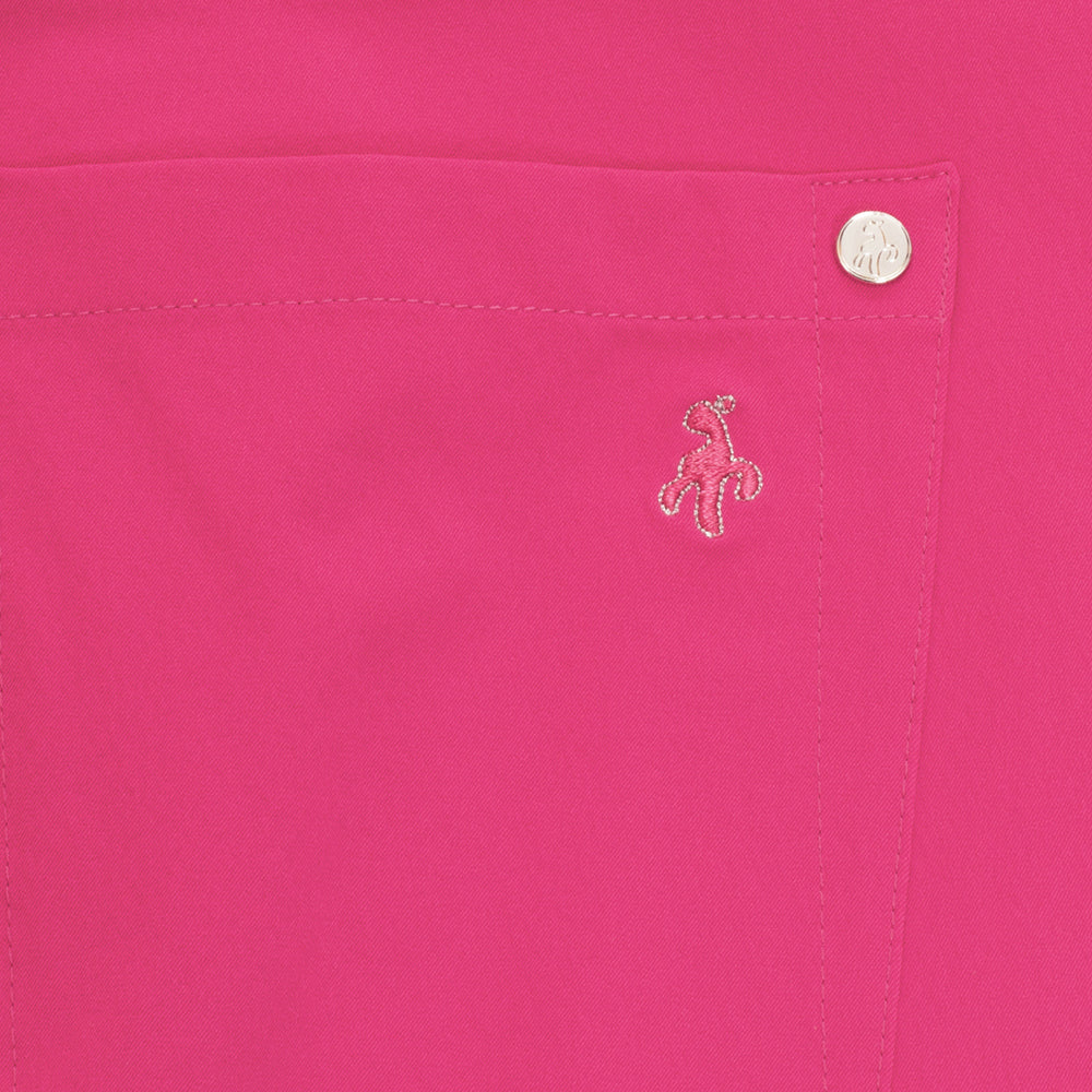 Green Lamb Ladies Stretch Skort with UPF30 Protection in Magenta
