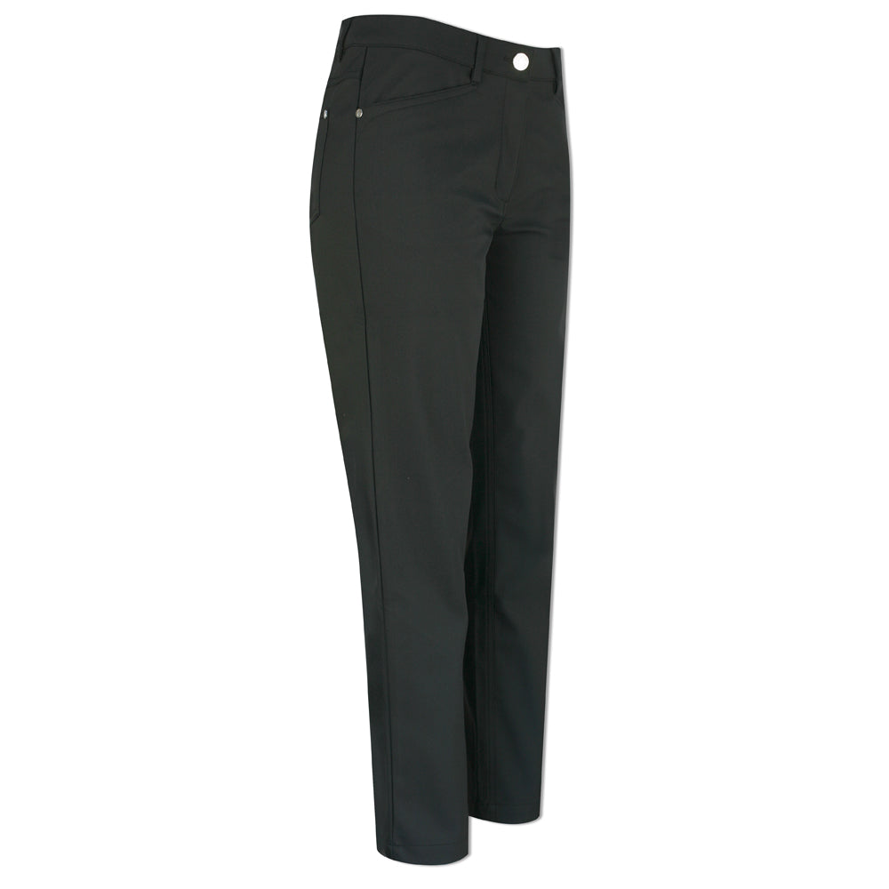 Green Lamb Slim-Fit Thermo Windbarrier Trousers in Black