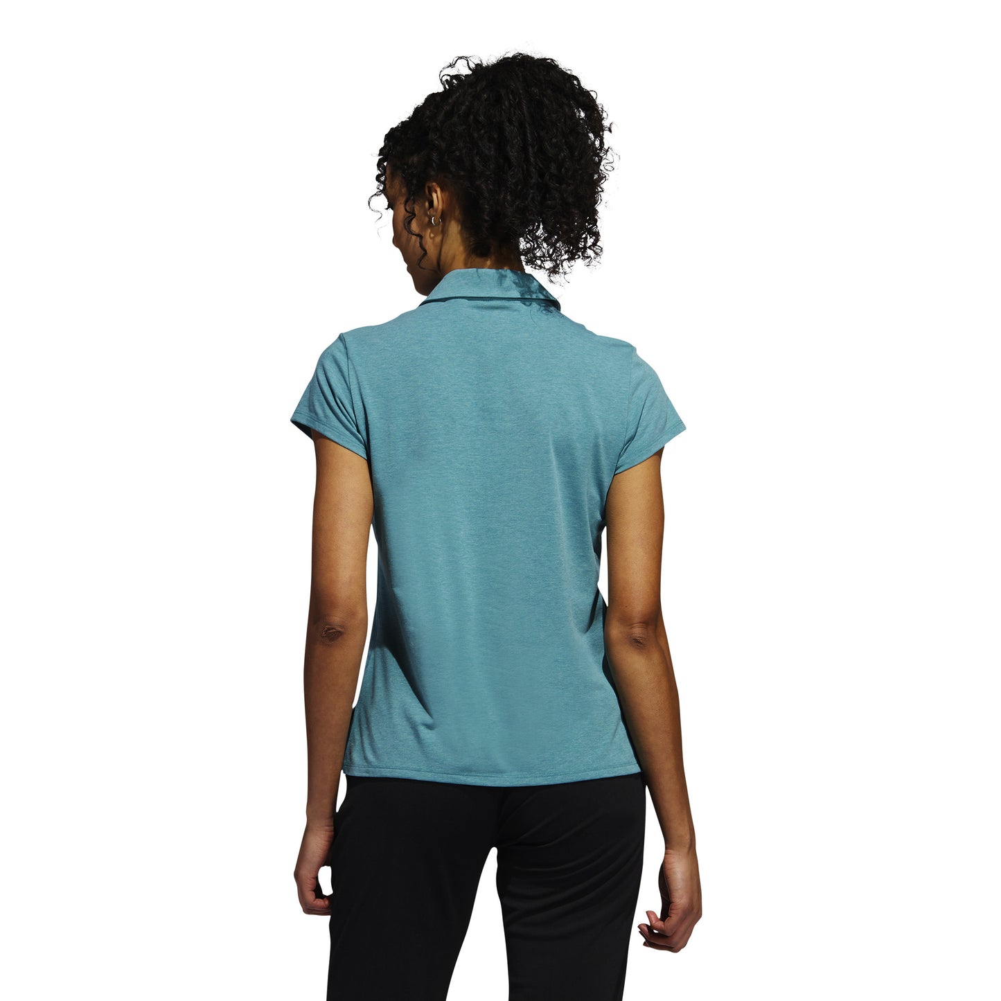 adidas Ladies Go-To Short Sleeve Golf Polo in Arctic Fusion
