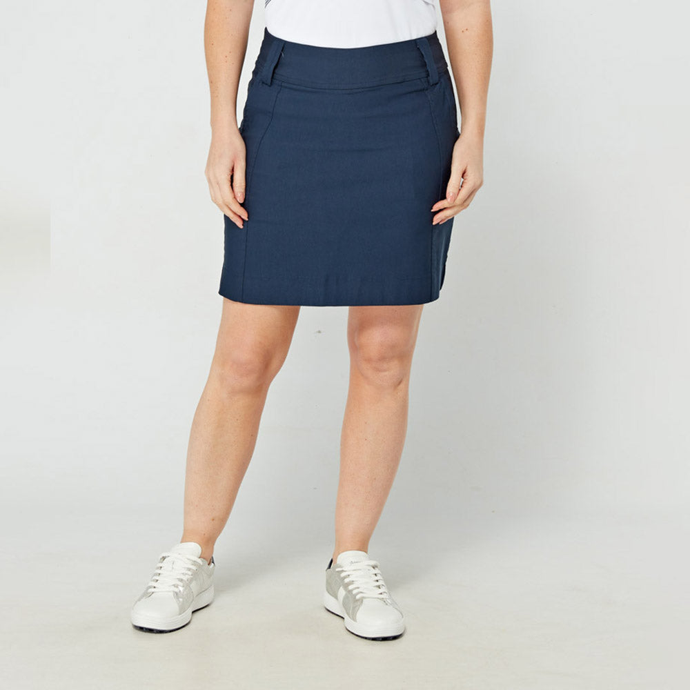 Swing Out Sister Ladies Navy Pull-On Golf Skort