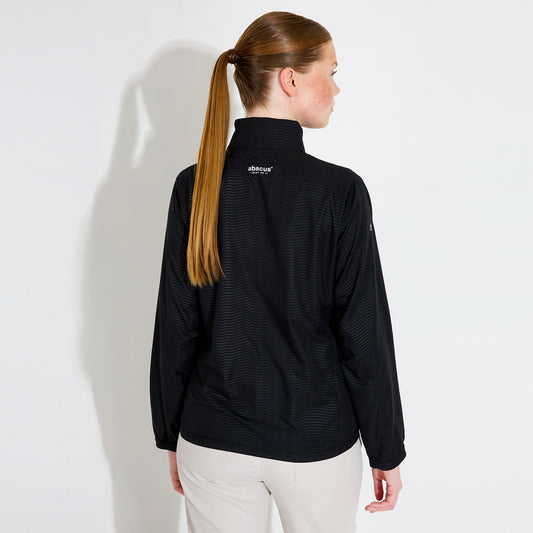 Abacus Ladies Lanark Classic Stretch Wind Jacket in Black