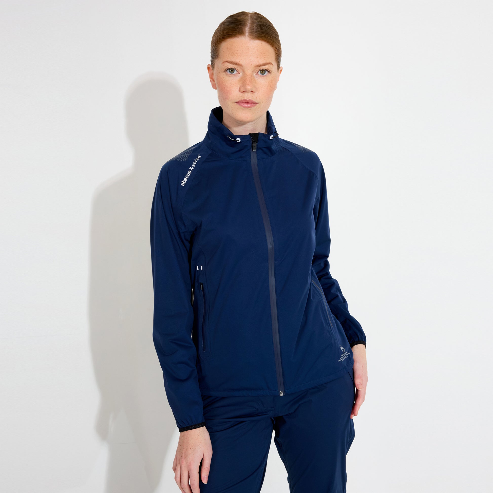 Abacus Ladies Pitch 37.5 Technology Rain Jacket in Midnight Navy