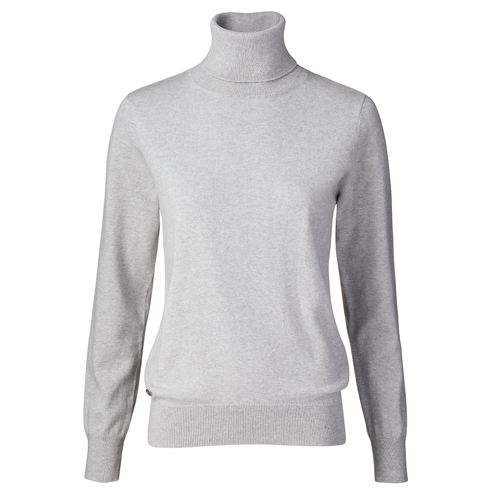 Daily Sports Ladies Roll-Neck Sweater in Stone Grey - Last One Large Only Left
