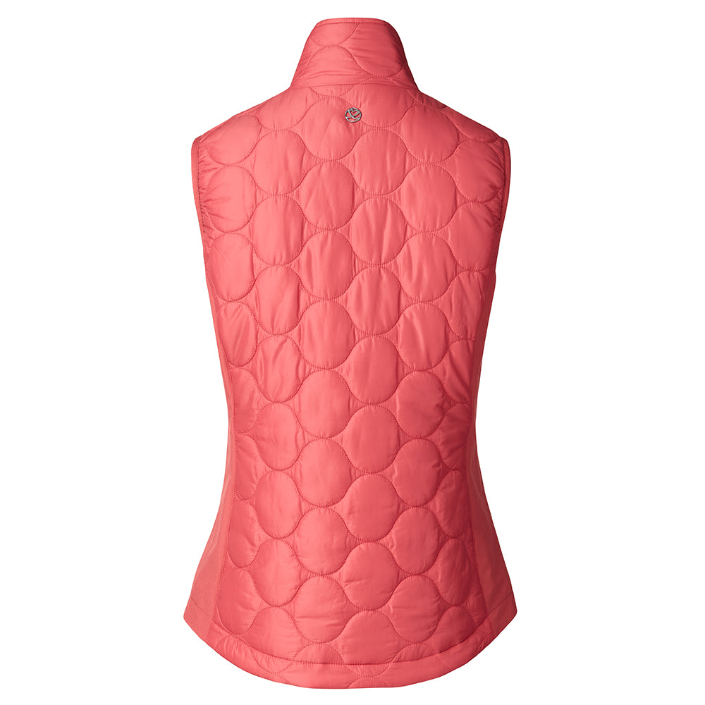 Daily Sports Ladies Padded Golf Gilet in Redwood