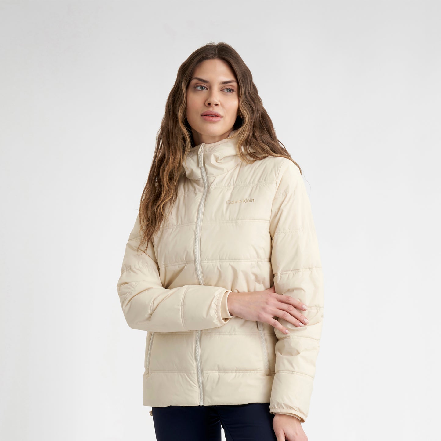 Calvin Klein Ladies Quilted Jacket with Hood