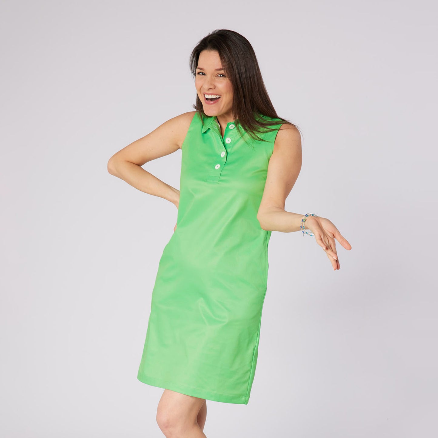 Swing Out Sister Ladies Sleeveless Dress with Sleek Shift Design for Comfort & Confidence