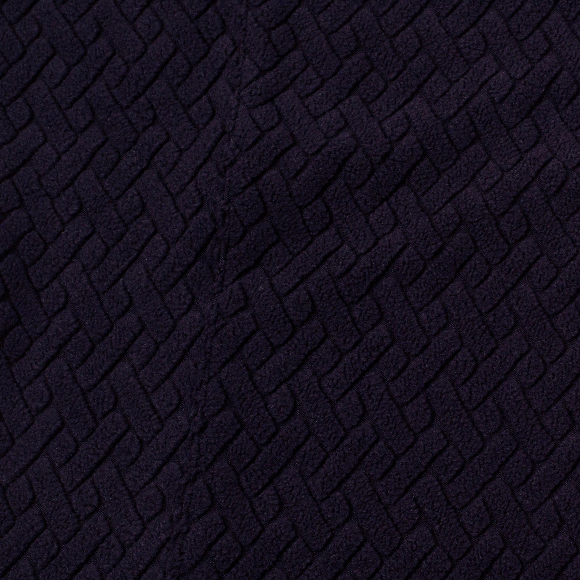 Green Lamb Ladies Textured Fleece 1/4 Zip Top in Navy