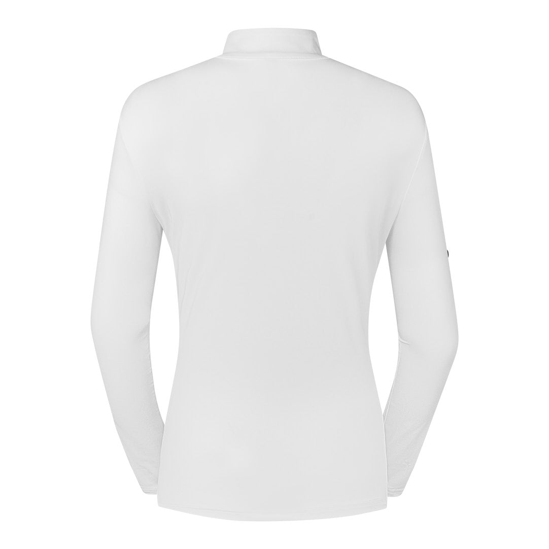 Pure Ladies Lightweight Mid-Layer Top in White