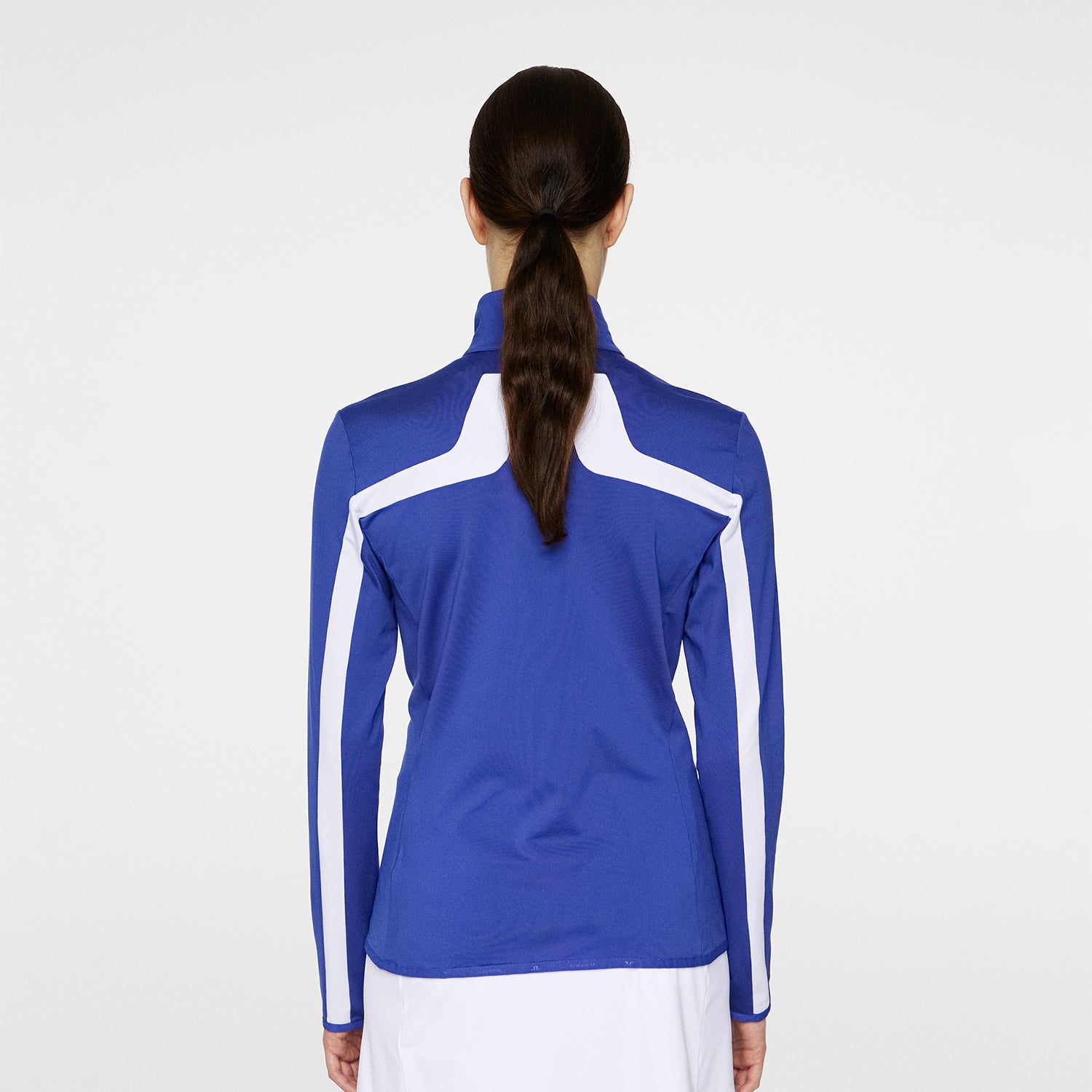 J.Lindeberg Ladies Brushed Back Full Zip Mid-Layer