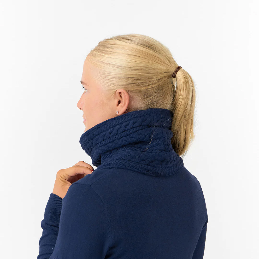 Surprizeshop Ladies Navy Fleece Lined Waterproof Snood