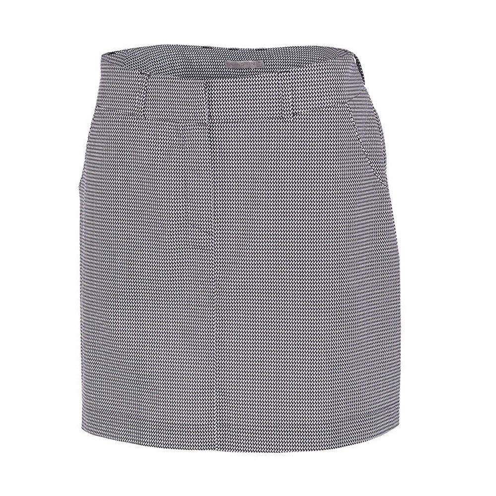 Galvin Green Ladies VENTIL8 PLUS Skort with UPF20+ in White & Black Pattern