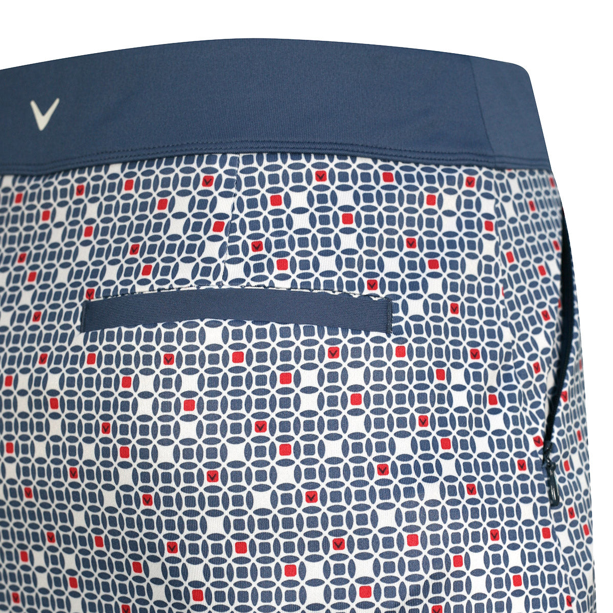 Callaway Ladies Pull-On Skort with Geo Print in Coastal Fjord