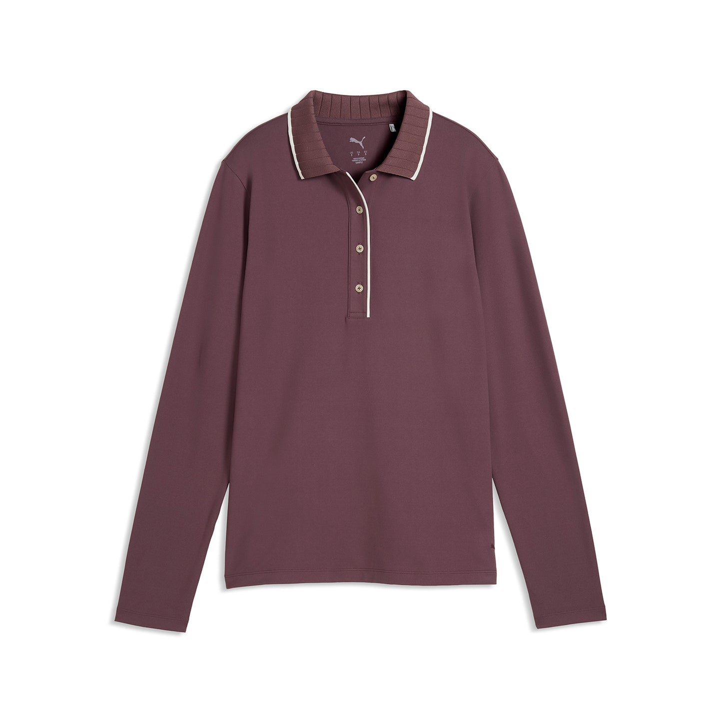 Puma Golf Ladies Long Sleeve Polo with A Luxurious Soft Touch for Elevated Comfort