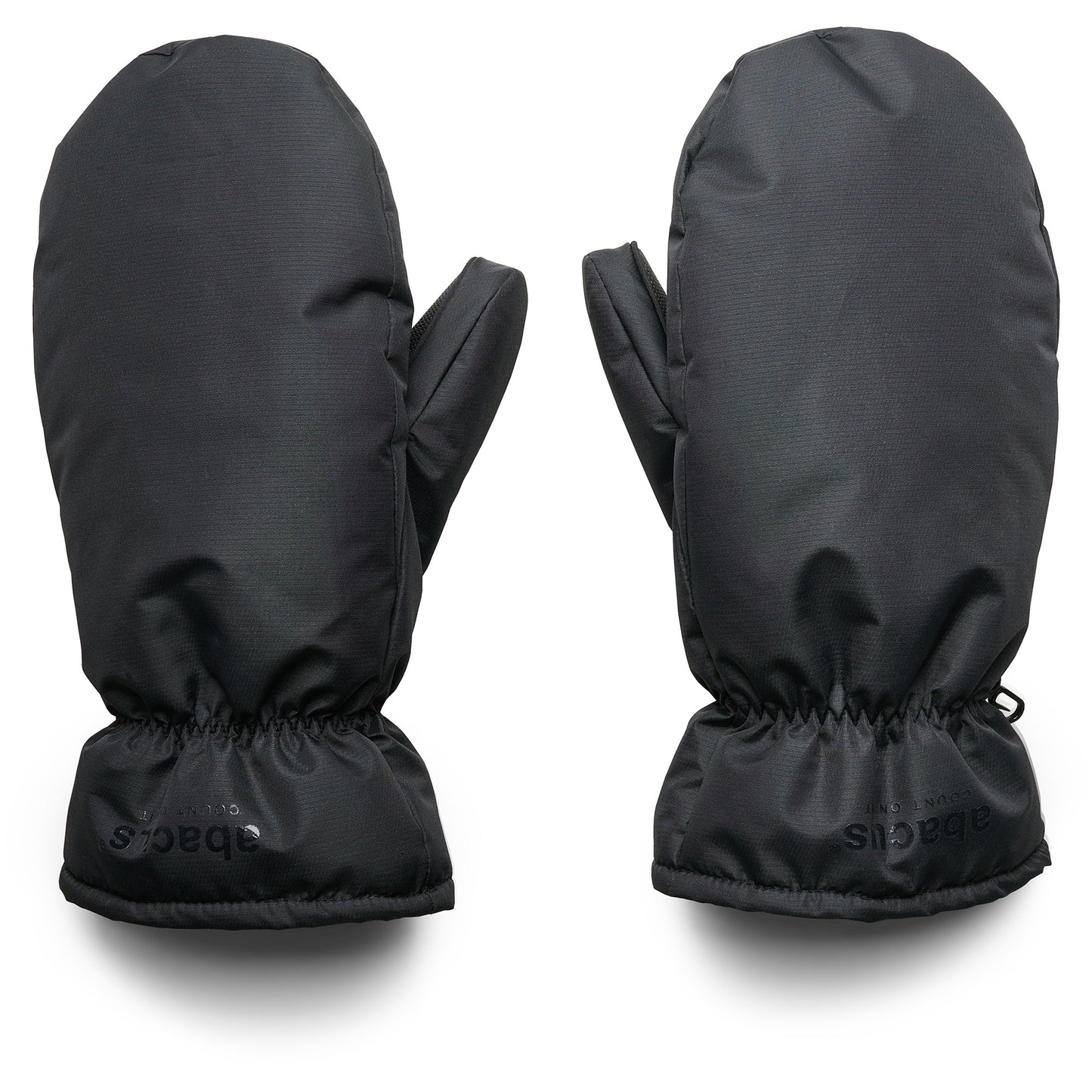 Abacus Ladies Fleece Lined Golf Mittens in Black