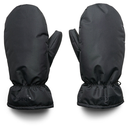 Abacus Ladies Fleece Lined Golf Mittens in Black