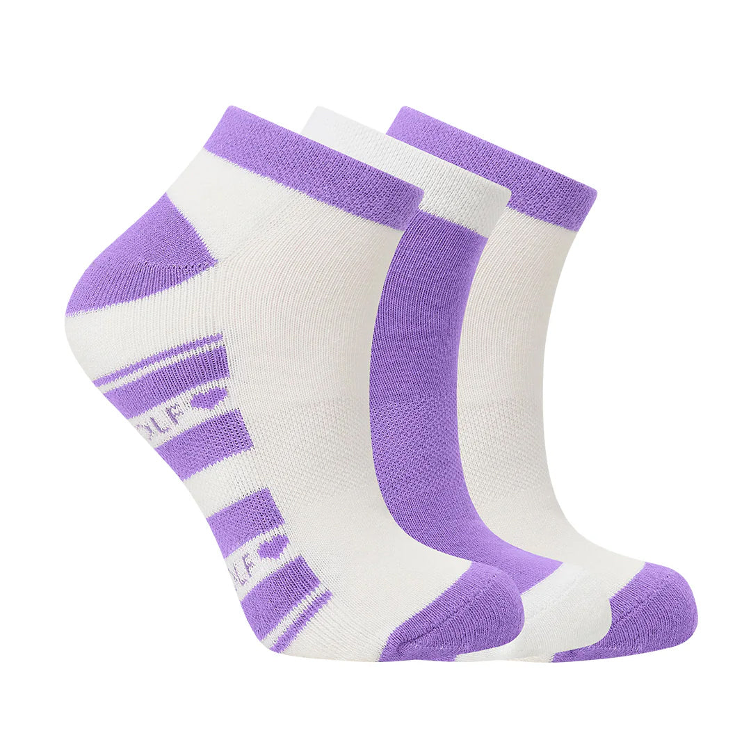 Pure Golf 3 Pair Pack of Cotton-Rich Socks