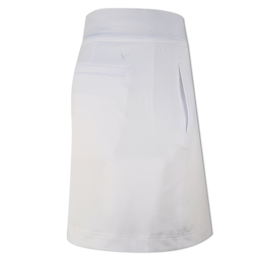 Callaway Ladies Jersey Skort with Truesculpt in Brilliant White