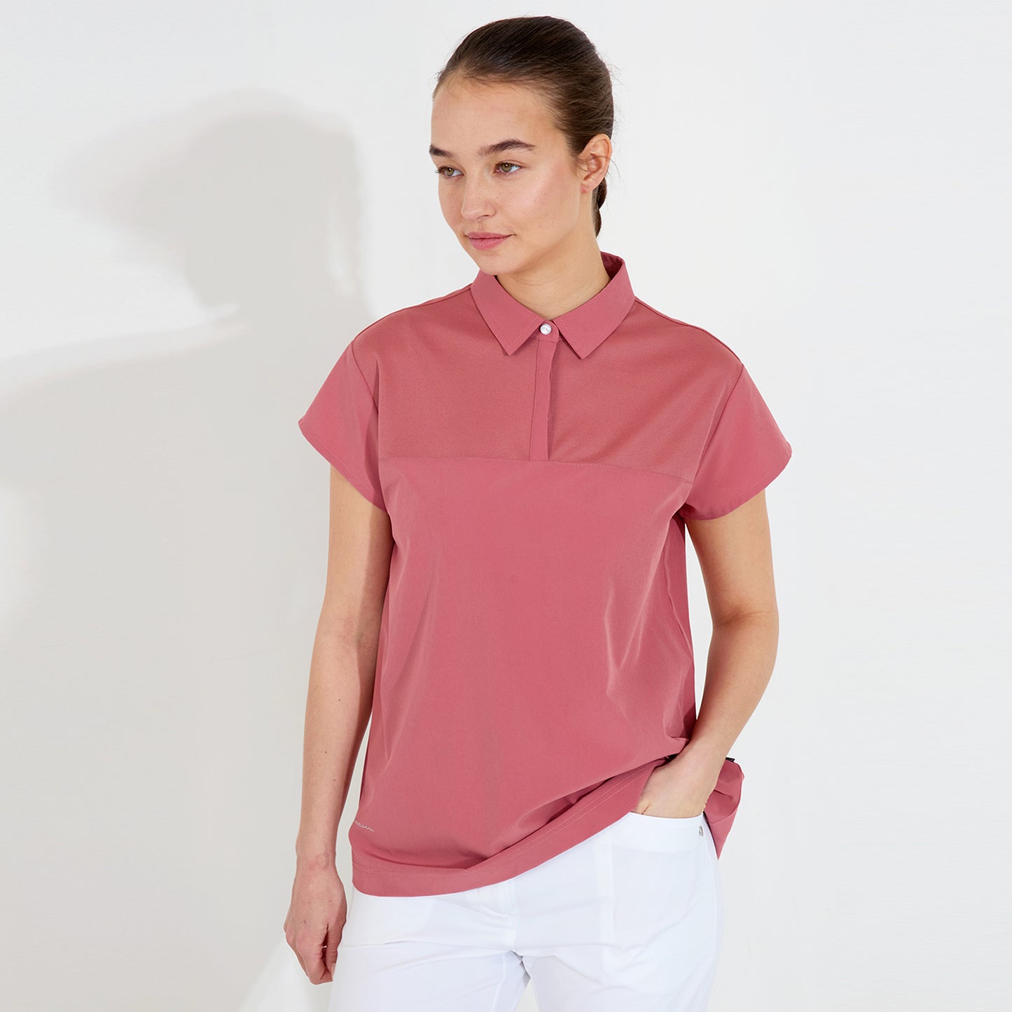 Abacus Ladies DryCool Loose Fit Cap Sleeve Polo