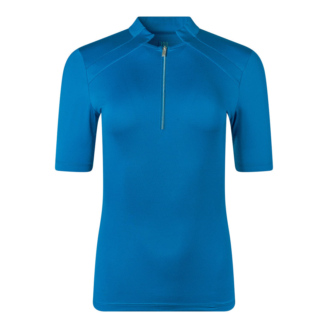 Tail Ladies Vibrant Blue Short Sleeve Golf Top