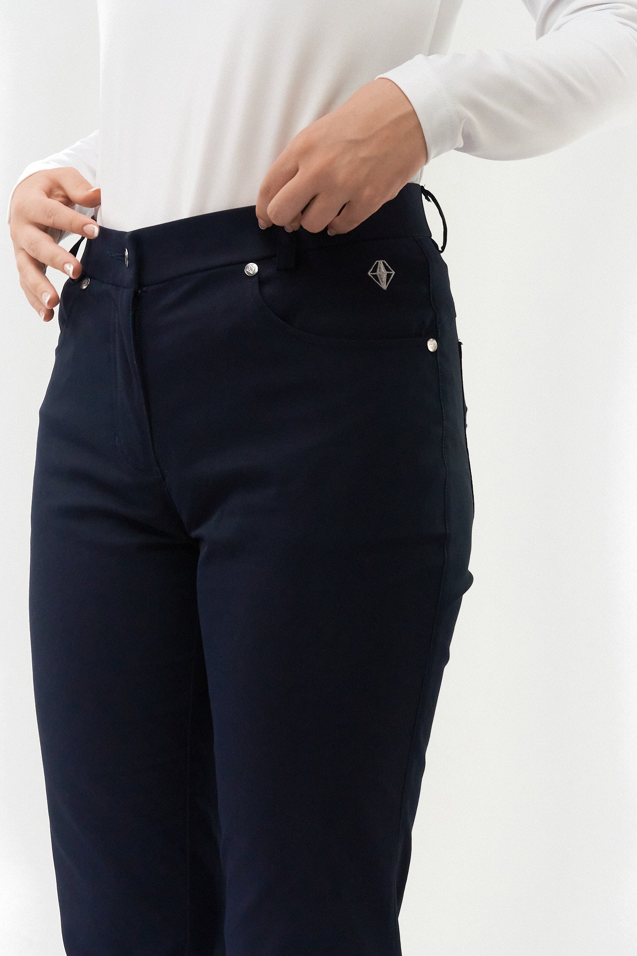 Pure Golf Ladies Trouser in Navy