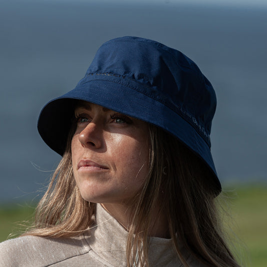Galvin Green Ladies Navy INTERFACE-1 Bucket Hat for Elevated Protection 