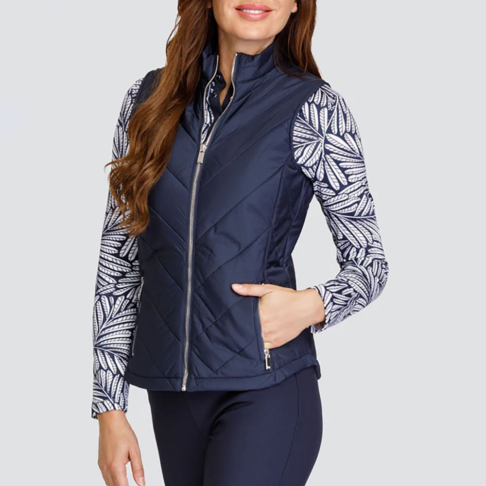 Tail Ladies Quilted Gilet in Navy