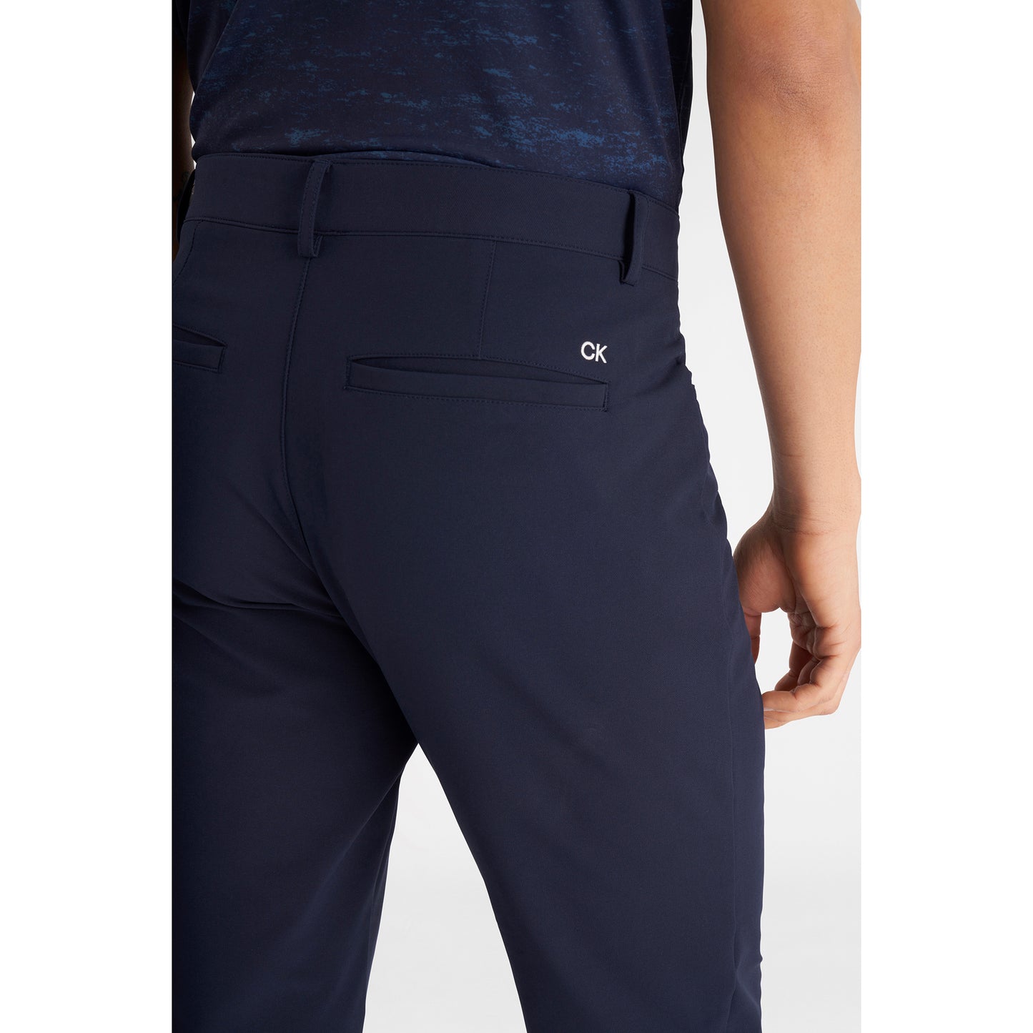 Calvin Klein Mens Navy Water Resistant Thermal Trouser