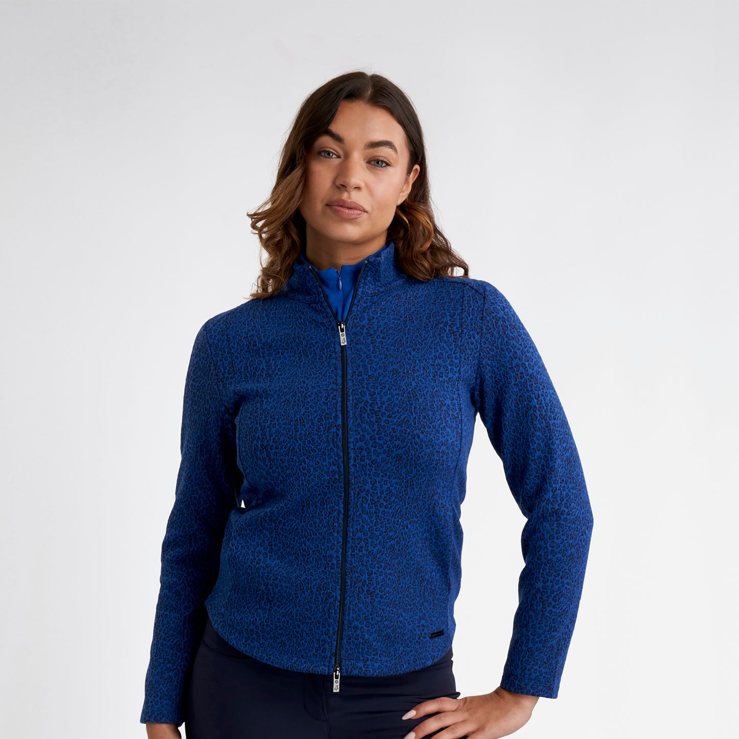 Green Lamb Ladies Jersey Lined Windproof Full-Zip Jacket